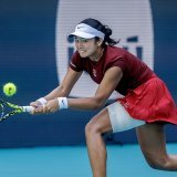 Alexandra Eala a battu Iga Swiatek en quart de finale à Miami KEYSTONE/EPA/CRISTOBAL HERRERA-ULASHKEVICH